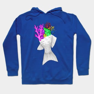 Surrealism Coral Fish Hoodie